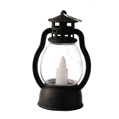 Picture of Retro Style Hanging Hook Design LED Candle Light Plastic Romantic Mini Desktop LED Lantern Party Prop Night Light for Home-Multicolor