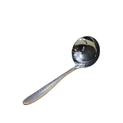 Picture of Silver and Gold 12 Inch Stainless Steel Big Rice Spoon - Mirror Polish, Non-Magnetic, Ideal for Cooking and Serving, Durable and Elegant, Perfect for Home and Professional Kitchens, Single Piece-Silver