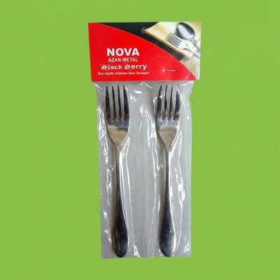Picture of Lightwaight 6 pcs stainless steel fork spoon, silver color spoon for Tableware super cutlery 15cm long sup spoons set-Silver