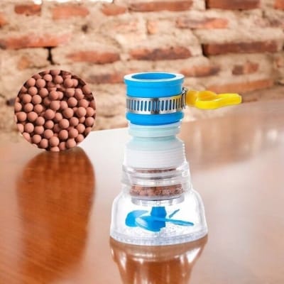 Picture of Rotary Water Purifier, 1 Piece, Universal Connector, 360-Degree Rotation, For Kitchen and Shower, Household Use, New-Multicolor
