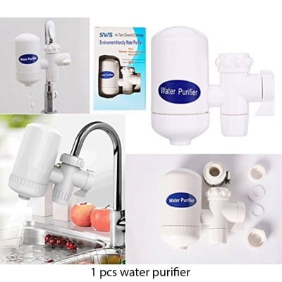 Picture of 1pcs Water Purifier Ceramic Faucet Tap Home Environment Friendly and High Technology (white)-White