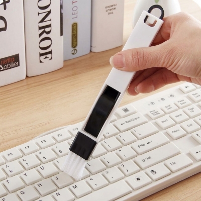 Picture of Window Groove Cleaning Brush Home Cleaning Tools Windows Slot Cleaner Brush Keyboard Nook Cranny Dust Shovel Track Cleaner-White