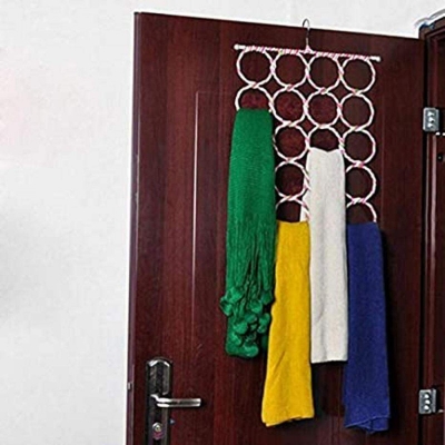 Picture of Scarf Hanger Organiser, 28 Slots, Multicolour-Multicolor