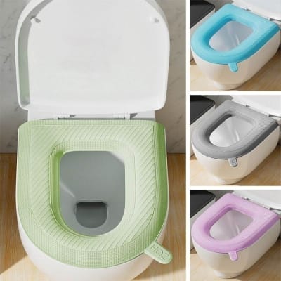 Picture of Bathroom Accessories Soft Toilet Seat Toilet Cover Toilet Seat Closestool Mat multicolor-Multicolor