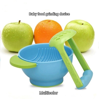 Picture of 2 pcs set Baby Manual food Masher-Multicolor