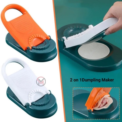 Picture of Dumpling Maker Manual Wrapper - Handmade Dumpling Making Tool - Kitchen Gadgets for Tortilla Dough Pastry Pasta Pierogi Pelmeni Dumpling Wrap Maker Mould-Multicolor