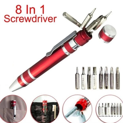 Picture of 8 In 1 Screwdriver Pen Repairing Tools Pocket Precision Screwdriver Set Multifunction Mini Cell Phone Screwdriver Hand Tools-Multicolor