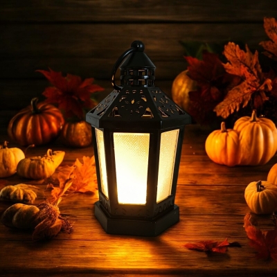 Picture of "LED Lantern Wind Light for Ramadan - 14cm Multi-Color ABS Plastic | Ideal for Islamic Party Decor and Gifts"-Multicolor