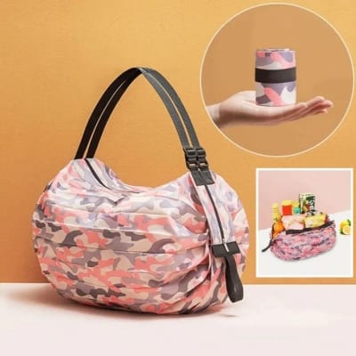 Picture of One-shoulder foldable travel bag, shopping bag, large capacity, multipurpose, sports, travel Foldable Large-capacity Multi-use Shoulder Bag-Multicolor