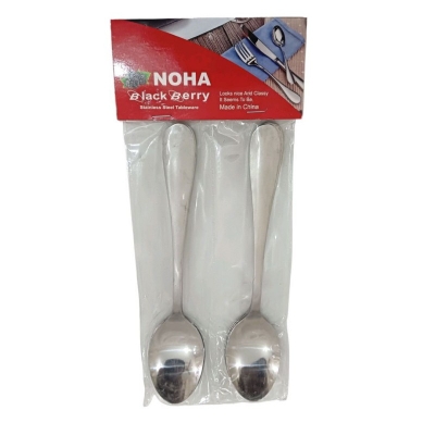 Picture of NOHA 6 PCS stainless steel tea spoon silver colour-Silver