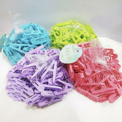 Picture of 50pes Best Quality Colorful Plastic Cloth Clip - Multicolor - Hanger - cloth hanger-Multicolor