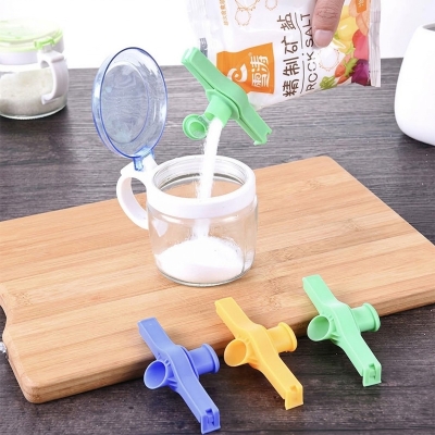 Picture of Condiment Snack Bag Seal Clamp Coffee Package Storage Clip Plastic Sealing Snack Preservation Clip Washing Powder Sealing Clip-Multicolor
