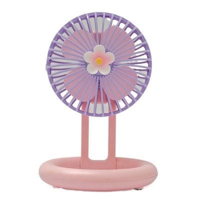 Picture of 1 pcs round rechargeable USB Charging Foldable Fan-Multicolor