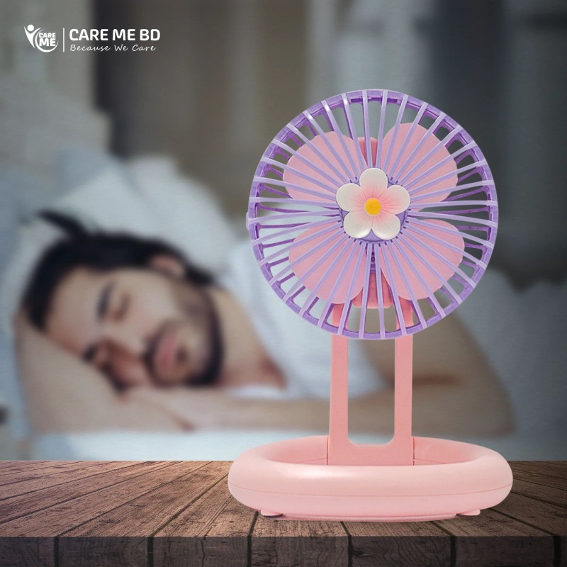 Picture of 1 pcs round rechargeable USB Charging Foldable Fan-Multicolor