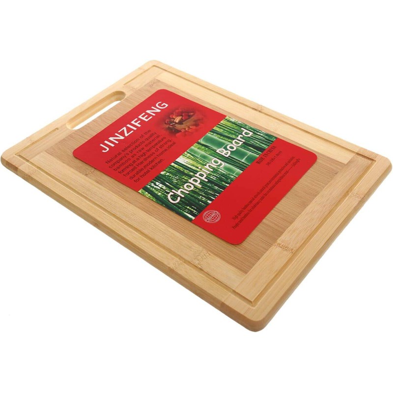 Picture of 34cm x 24cm Bamboo Chopping Board JINZIFENG Brand-Brown