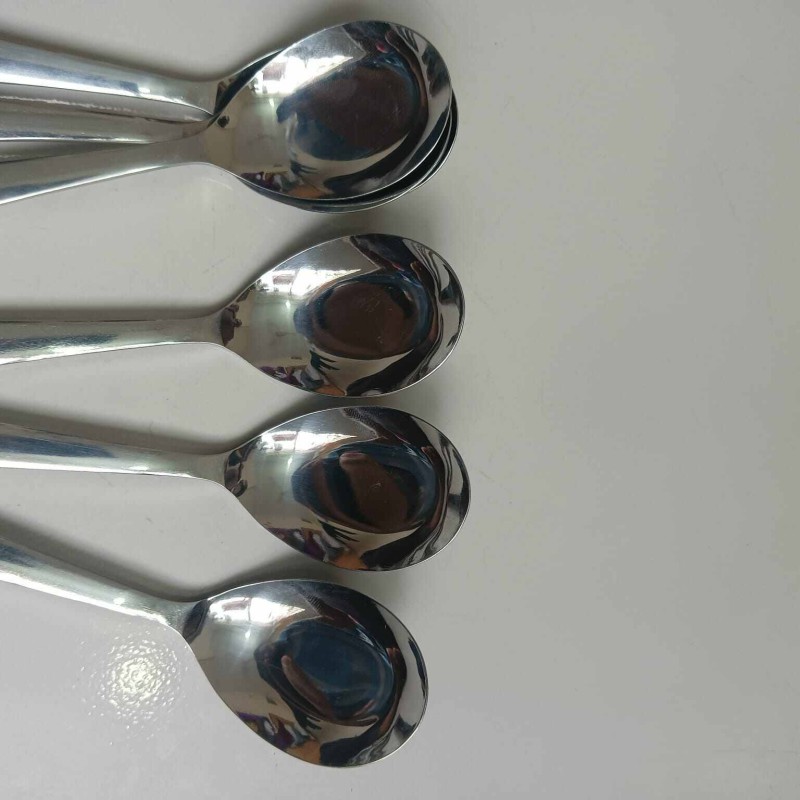 Picture of Lionel 6 pcs set Sup Spoon Lionel Thai Chinese Stainless Steel Soup Spoons 16 cm Long Big Size-Silver