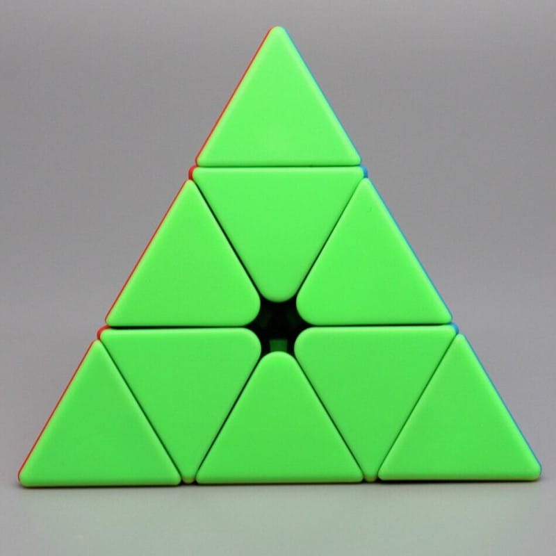 Picture of Pyramid Magic Cube 3x3 Cubo Magico WCA Competition Learning&Educational 3x3x3 Pyramid Puzzle Toys For Children with easy solution link-Multicolor
