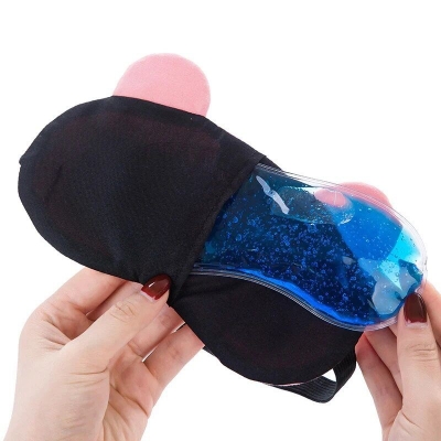 Picture of 1 pcs Sleeping Eye Mask With Cooling Gel multicolor-Multicolor