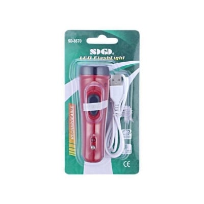 Picture of Mini Rechargeable LED Money Checker Torch Light-Red