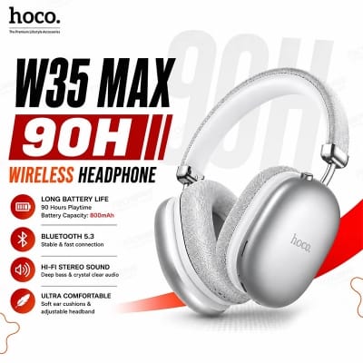 Picture of Hoco W35 Max Joy BT Headphones - Silver