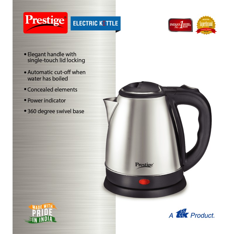 Picture of Prestige Electric Kettle 1.8L 1500W-Silver