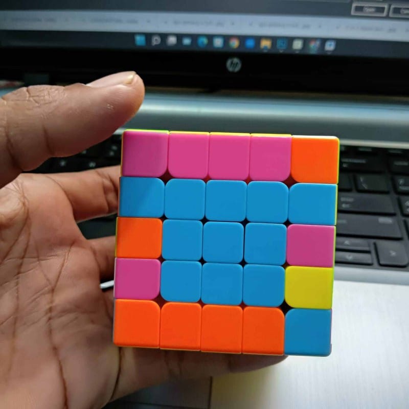 Picture of high quality 5x5x5 Speed Rubik's Cube-Multicolor