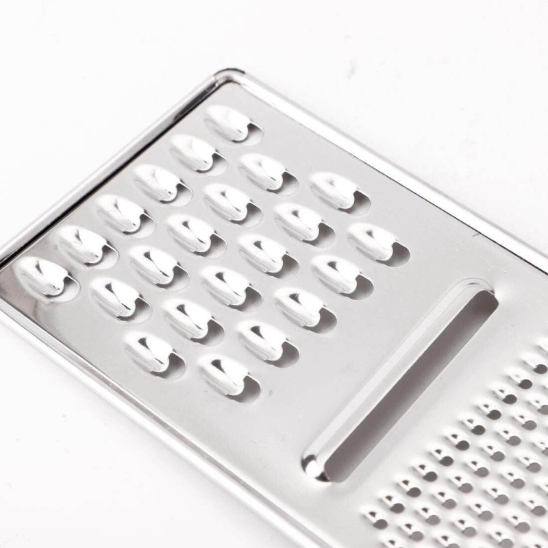 Picture of Metal Kitchen Restaurant Cheese Grater Slicer Peeler Shredder Tool Silver Tone-Silver