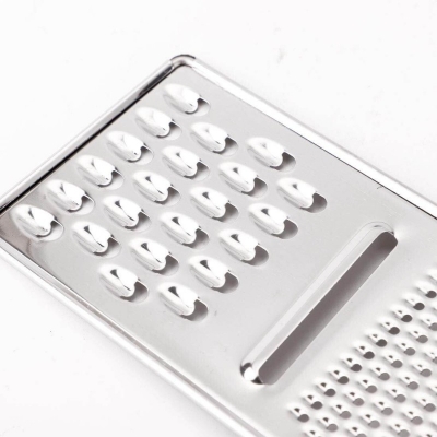 Picture of Metal Kitchen Restaurant Cheese Grater Slicer Peeler Shredder Tool Silver Tone-Silver