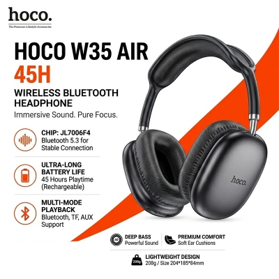 Picture of Hoco W35 Air Wireless Headphone - Black