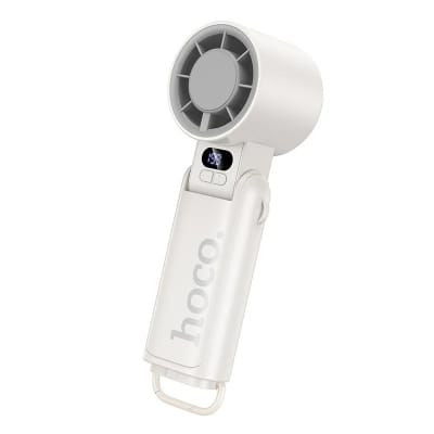 Picture of Hoco HX603 Foldable Portable Hand Fan – 3-Speed Rechargeable Personal Cooling for Bangladesh - White