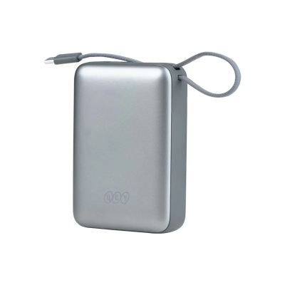 Picture of QCY PB20A 20000mAh 45W PD Fast Charging Mini Power bank - Grey Black