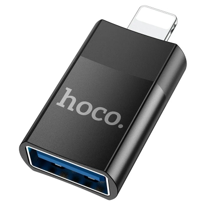 Picture of UA17 Lightning male to USB 2.0 female adapter, supports OTG - Black