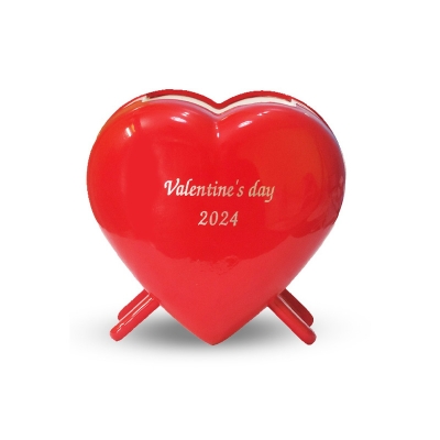 Picture of product image0 product image1 product image2 Love Shape Pen Holder - Red-Red