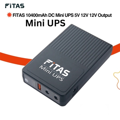 Picture of FiTAS TM55 DC Mini UPS 5V 9V 12V Output - Black