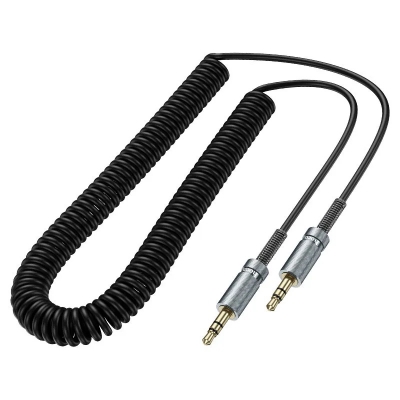 Picture of HOCO UPA31 Cindy spring audio AUX Cable 9.8fit - Black