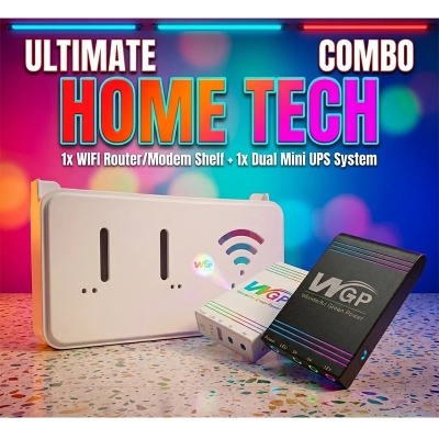 Picture of WGP Mini UPS + Router Wall Stand Combo - Multicolor