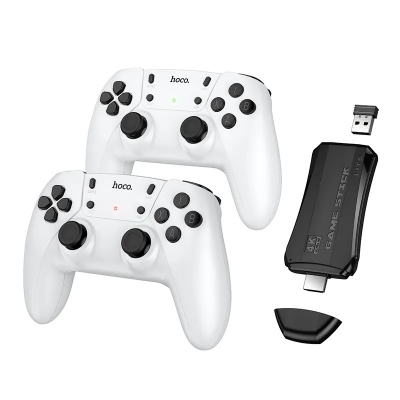 Picture of Hoco GA31 Game Stick With 2 Wireless Gamepads Set - White