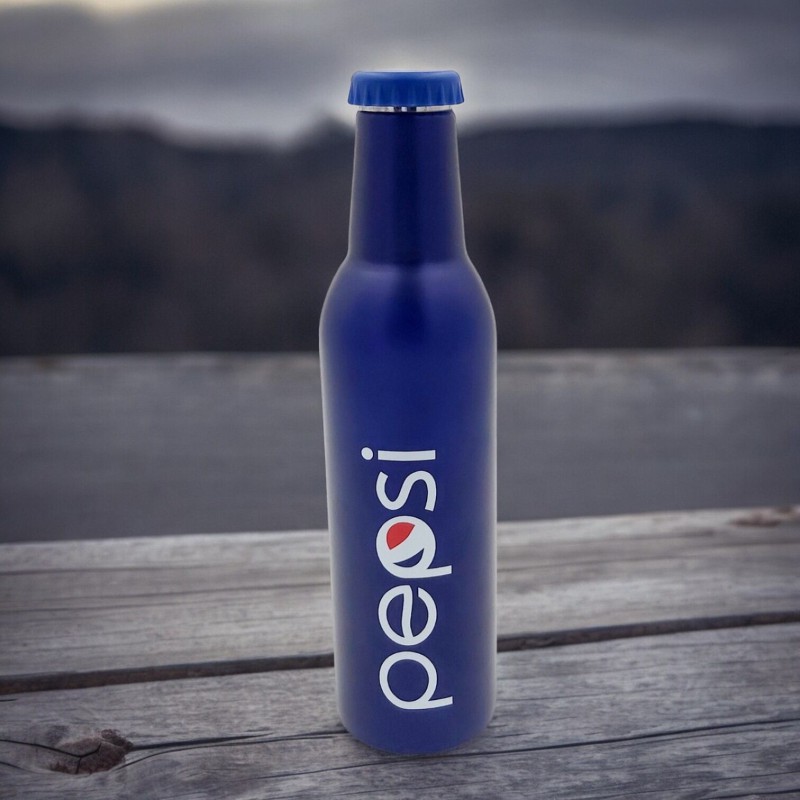 Picture of Pepsi 1 pcs 500ml Stainless Steel Vacuum Water Bottle, Hot and Cool-Blue