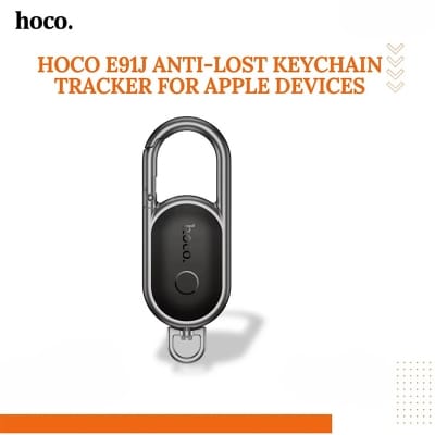 Picture of hoco E91J Smart Anti-lost Device Keychain - Black