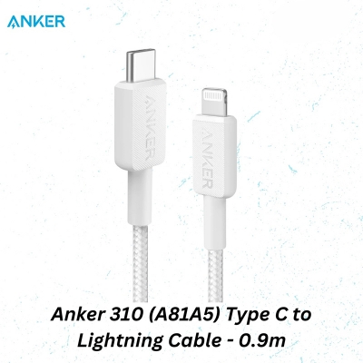 Picture of Anker 310 (A81A5) Type C to Lightning Cable - 0.9m - White