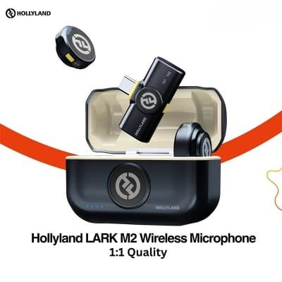 Picture of Hollyland LARK M2 Wireless Microphone System (1:1 Quality) - Multicolor