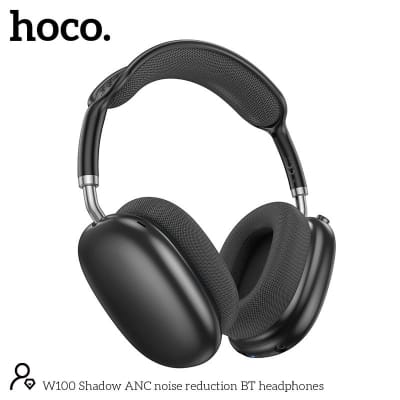 Picture of Hoco W100 Shadow ANC Noise Reduction Bluetooth Headphone - Black
