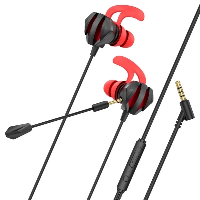 Picture of Hoco M105 Sharp Wired Gaming Earphones – 3.5mm AUX, Detachable HD Mic, 1.2m Cable