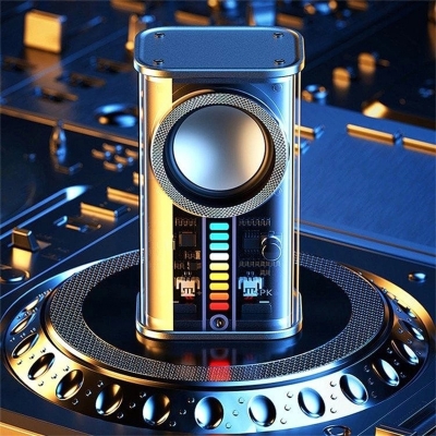 Picture of Remax RB-M68 Clear Mecha Wireless Speaker Portable Mini 3D Subwoofer Bluetooth Speaker - Black