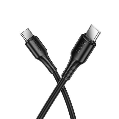 Picture of HOCO Data Cable X120 Fast Charge 60W Type-C to Type-C - Black - Black