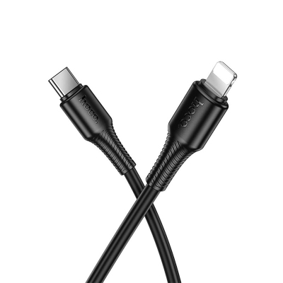 Picture of HOCO Data Cable X120 PD 20W Type-C to Lightning - Black - Black