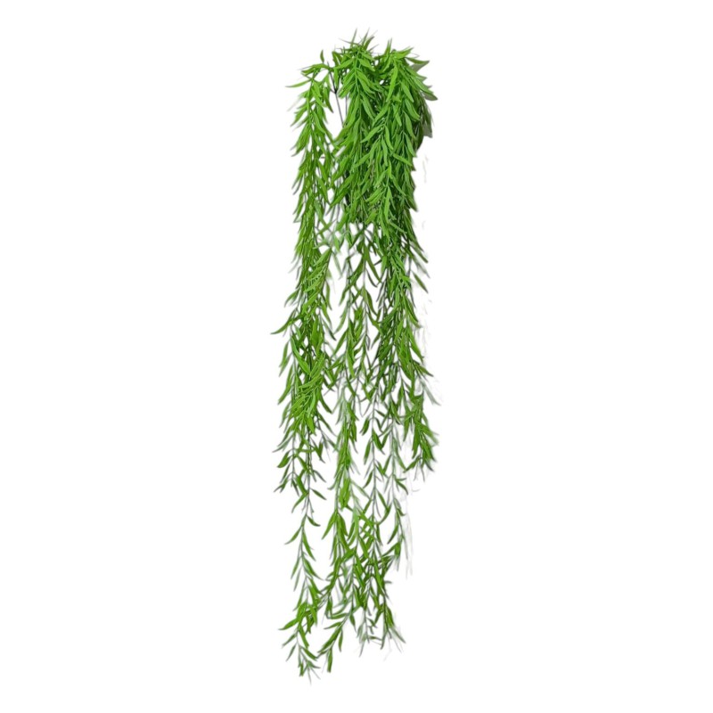 Picture of 1 pcs 90cm Artificial Wall Hanging Green Leaves for Decoration - Same as Picture-Multicolor
