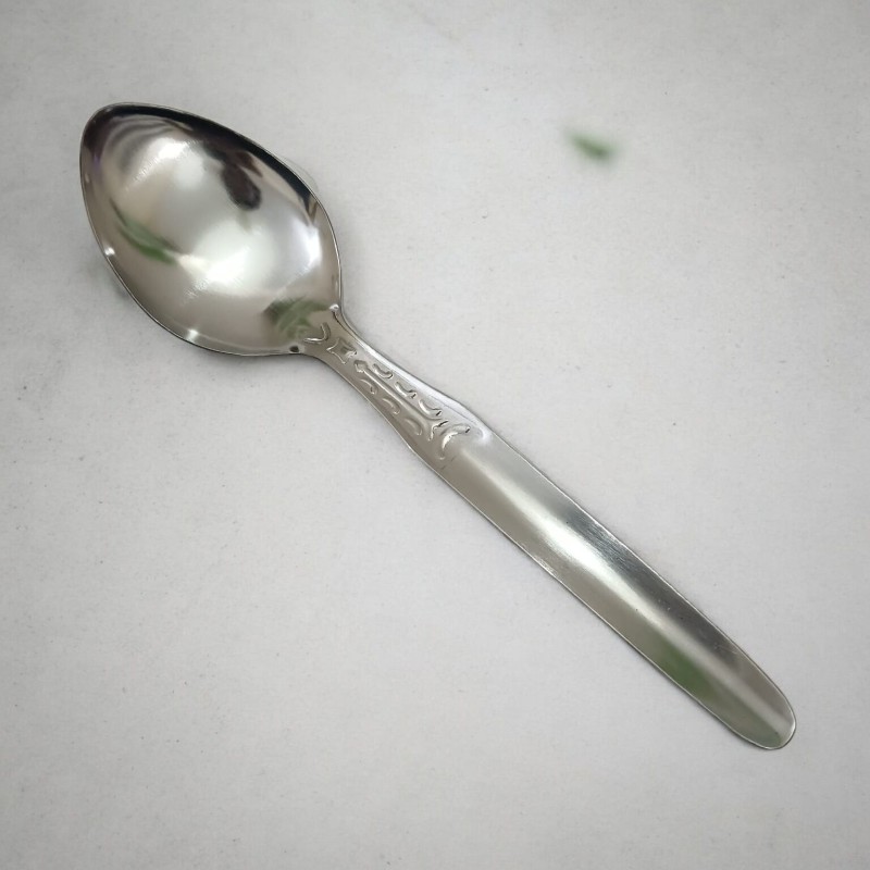Picture of Classic Stainless Steel Carry Serving Spoon - 9.5cm, Multicolor, Silver Color, Mirror Polish - 1 Piece-Silver