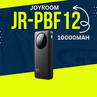 Picture of Joyroom JR-PBF12 10000mAh 12W 2.4A LED Power Bank - Black