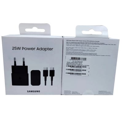 Picture of Samsung 25W USB-C To C Nano Super Fast Adapter With Cable  - Black